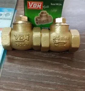vdm gun metal horizontal check valve (no. 3)